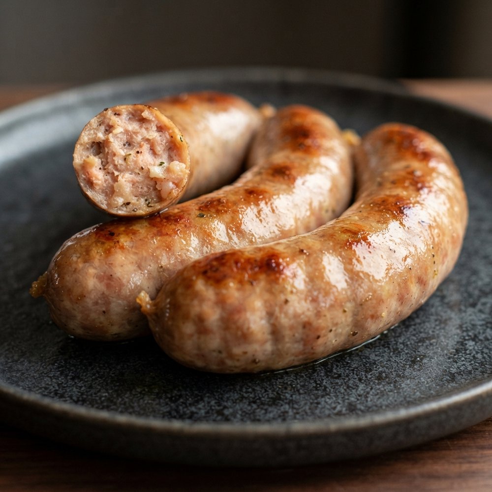 Homemade British-Style Bangers Sausages