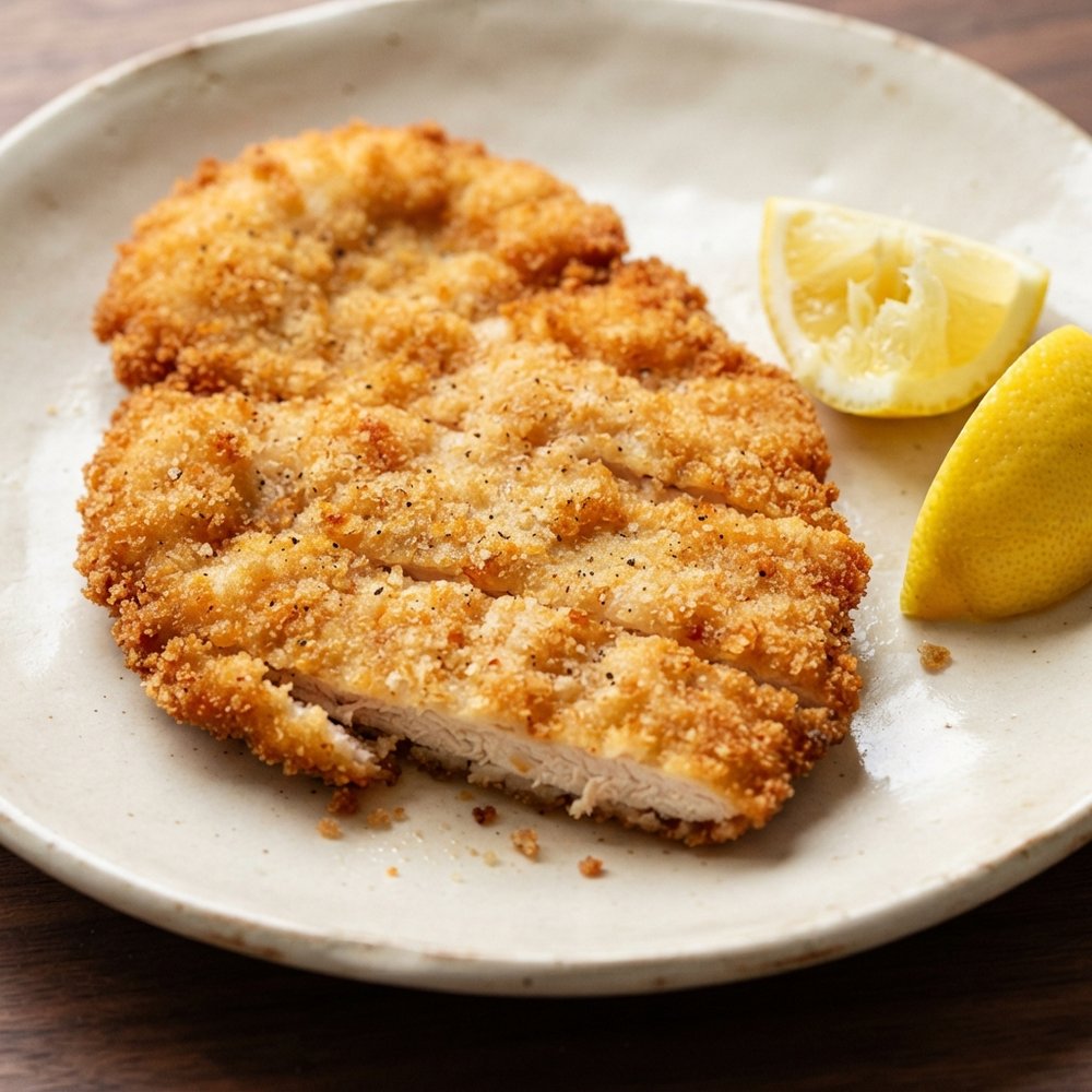 Crispy, Flavor-Packed Chicken Schnitzel