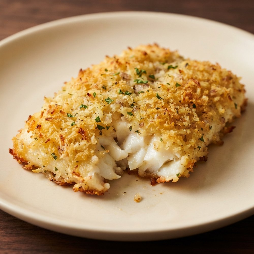 Crisp Potato-Coated Cod Fillets