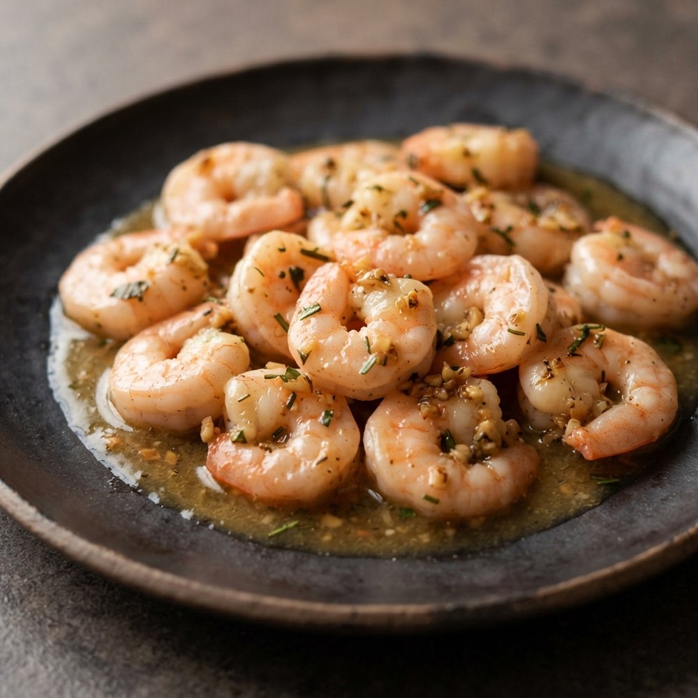 Foil-Pouch Herbed Shrimp Scampi