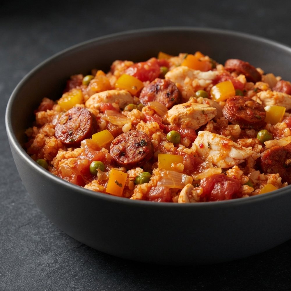 Mexican Paella with Cauliflower Rice