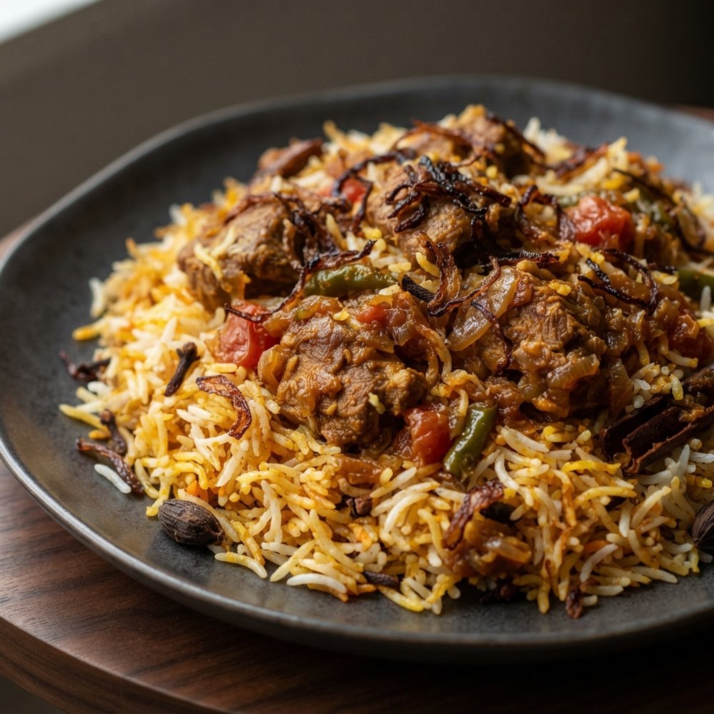 Gosht Biryani with Lamb
