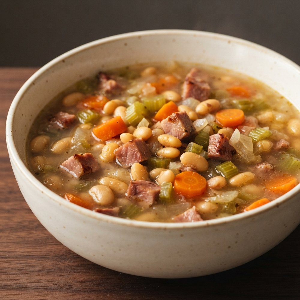 Instant Pot Ham and Bean Soup