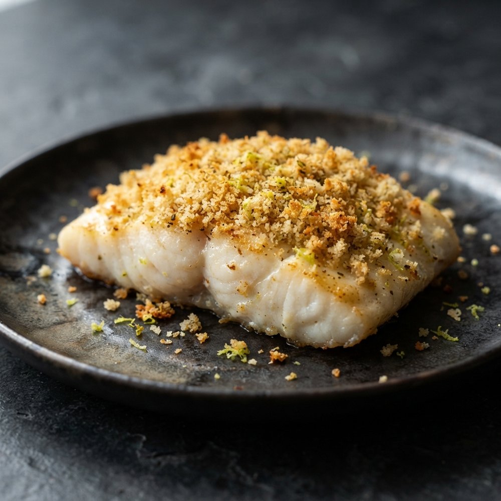 Skillet Mahi Mahi with Lemon-Garlic Gremolata Crumbs