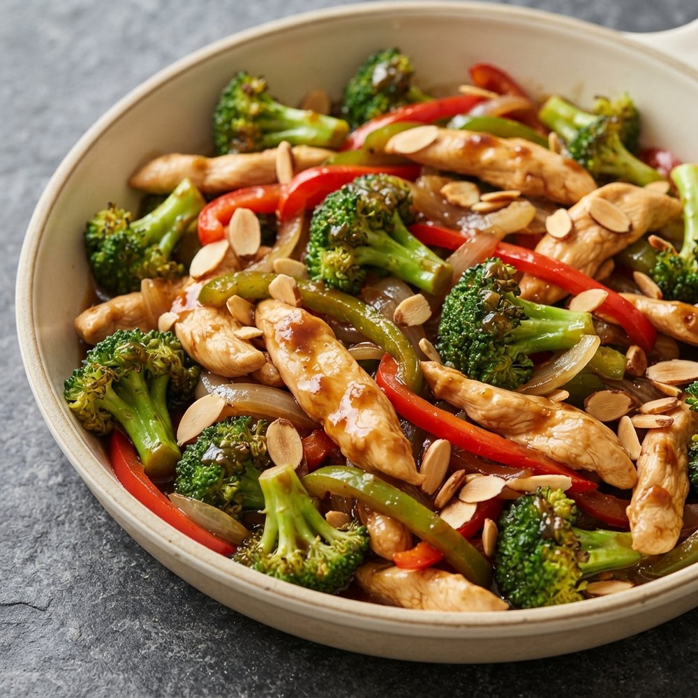 Weeknight Chicken & Broccoli Skillet Stir-Fry