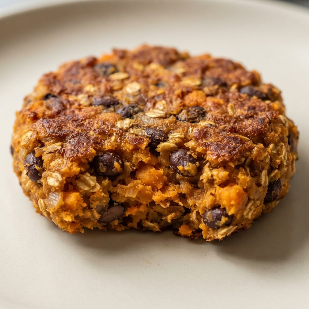 Black Bean and Sweet Potato Veggie Burgers