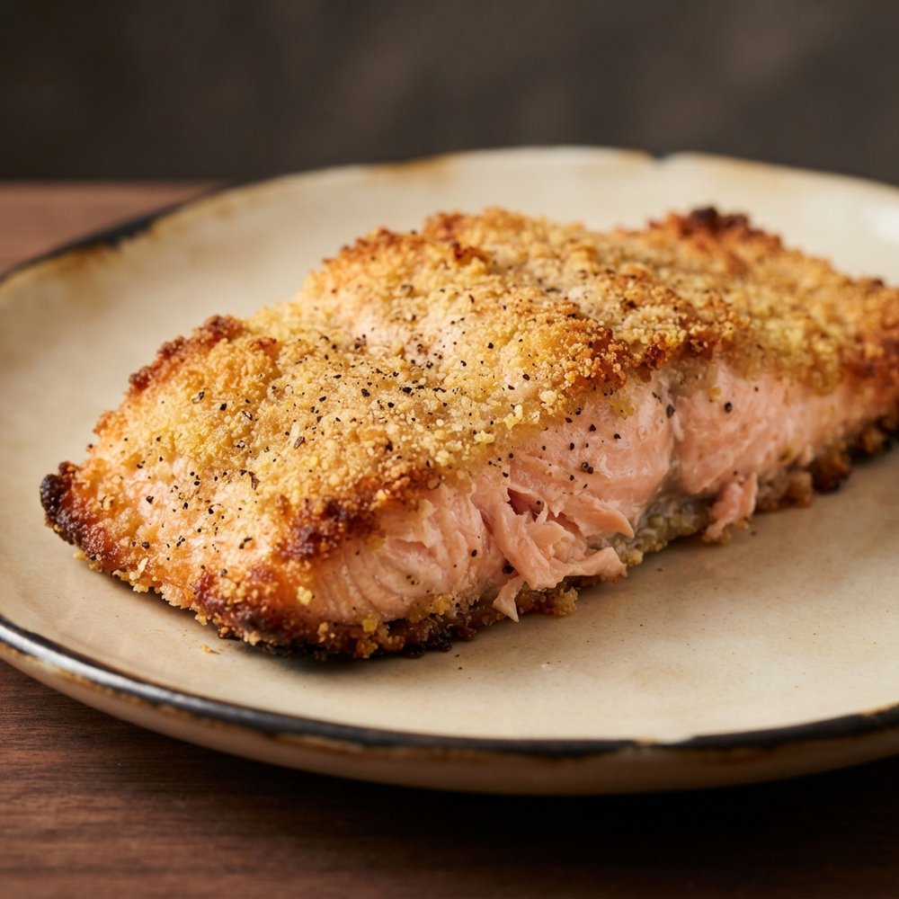 Cornmeal-Crusted Pan-Seared Salmon