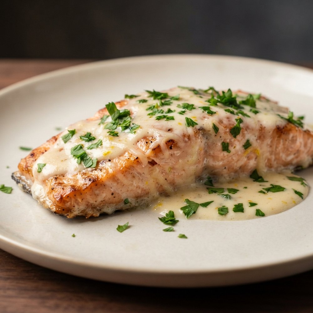 Creamy Lemon Garlic Salmon
