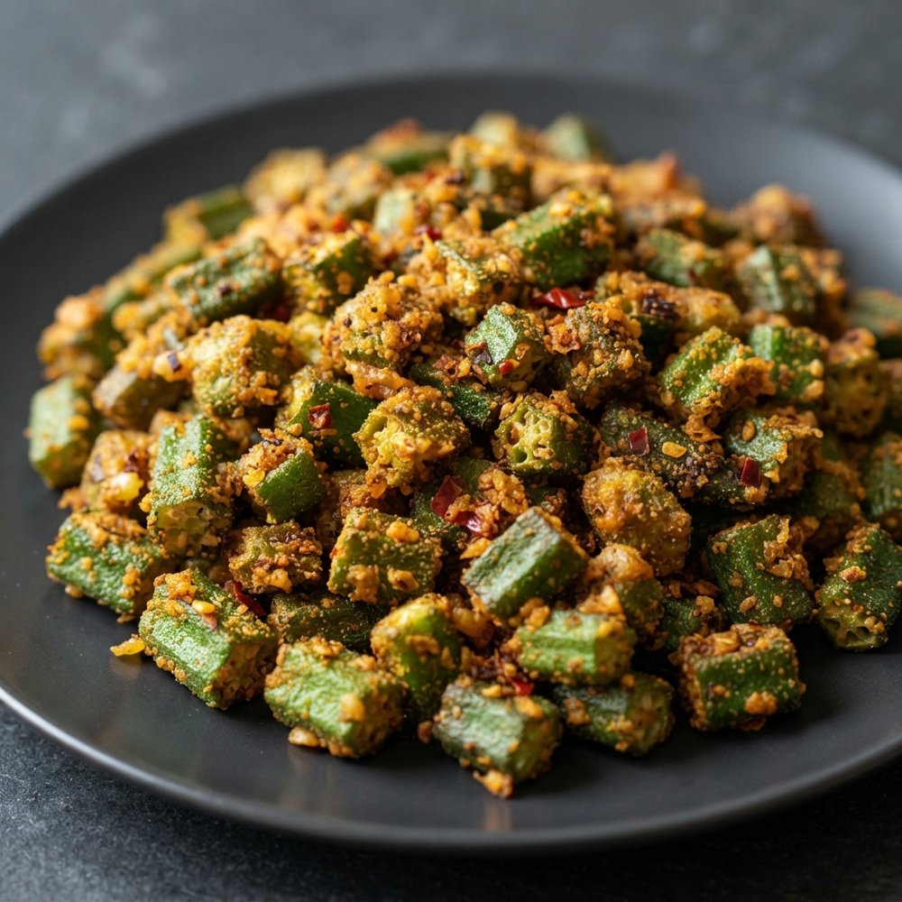 Kurkuri Bhindi (Crispy Okra) in the Air Fryer