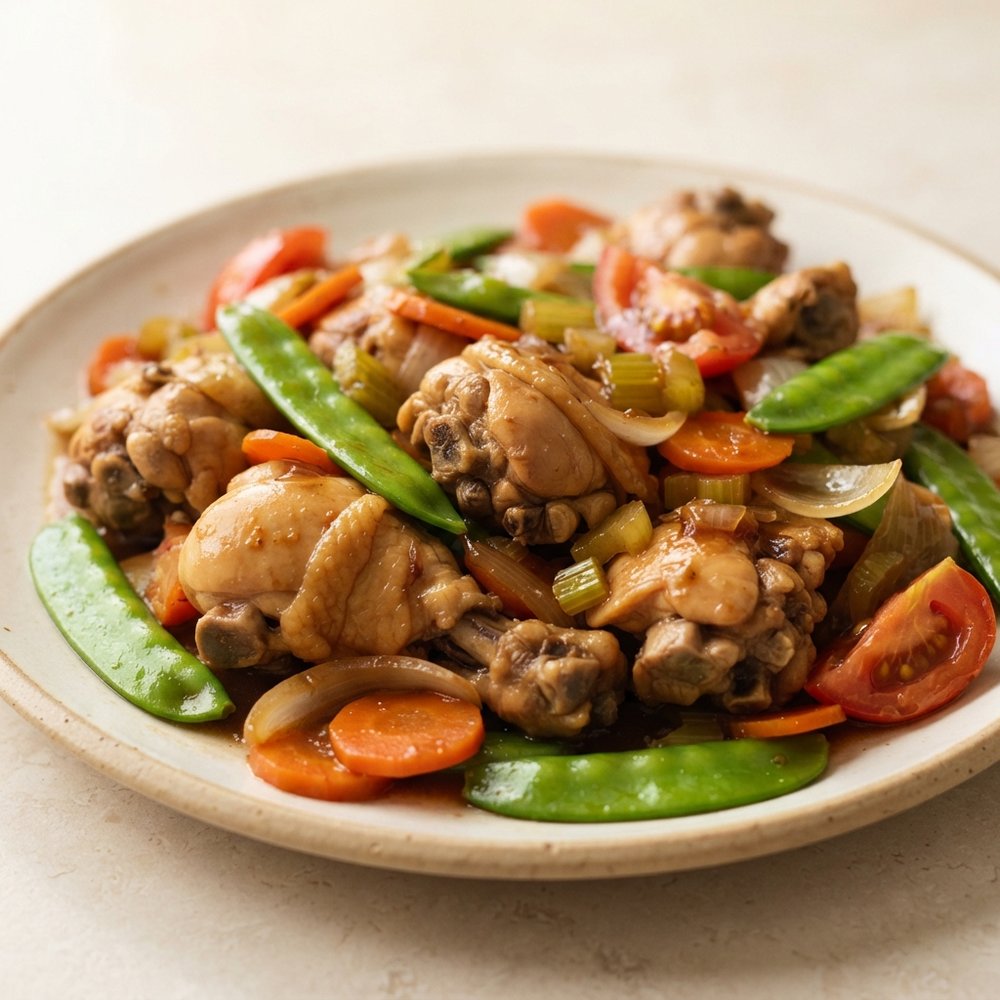 Chicken and Snow Peas (Chicharo)