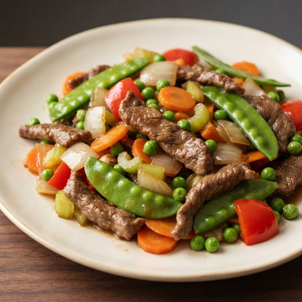 Filipino-Style Beef and Vegetable Stir-Fry