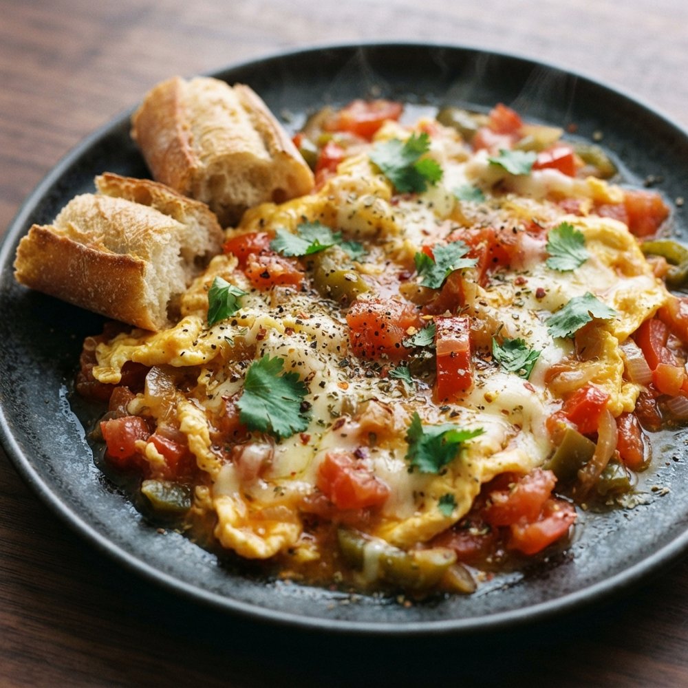 Menemen (Turkish-Style Soft Scrambled Eggs)