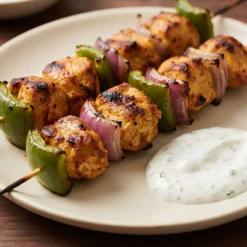 Moroccan-Spiced Chicken Skewers