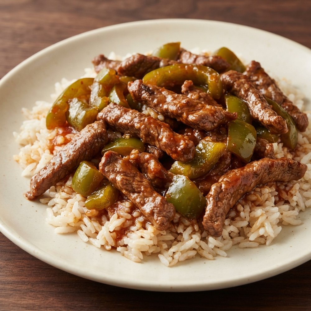 Chinese Pepper Round Steak