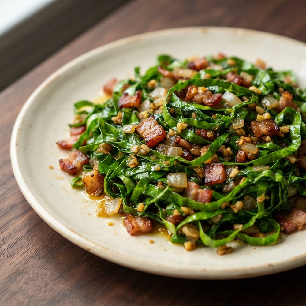 Brazilian Collard Greens (Couve a Mineira)