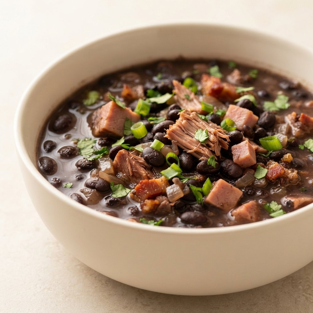 Brazilian Feijoada: Black Bean and Smoked Pork Stew