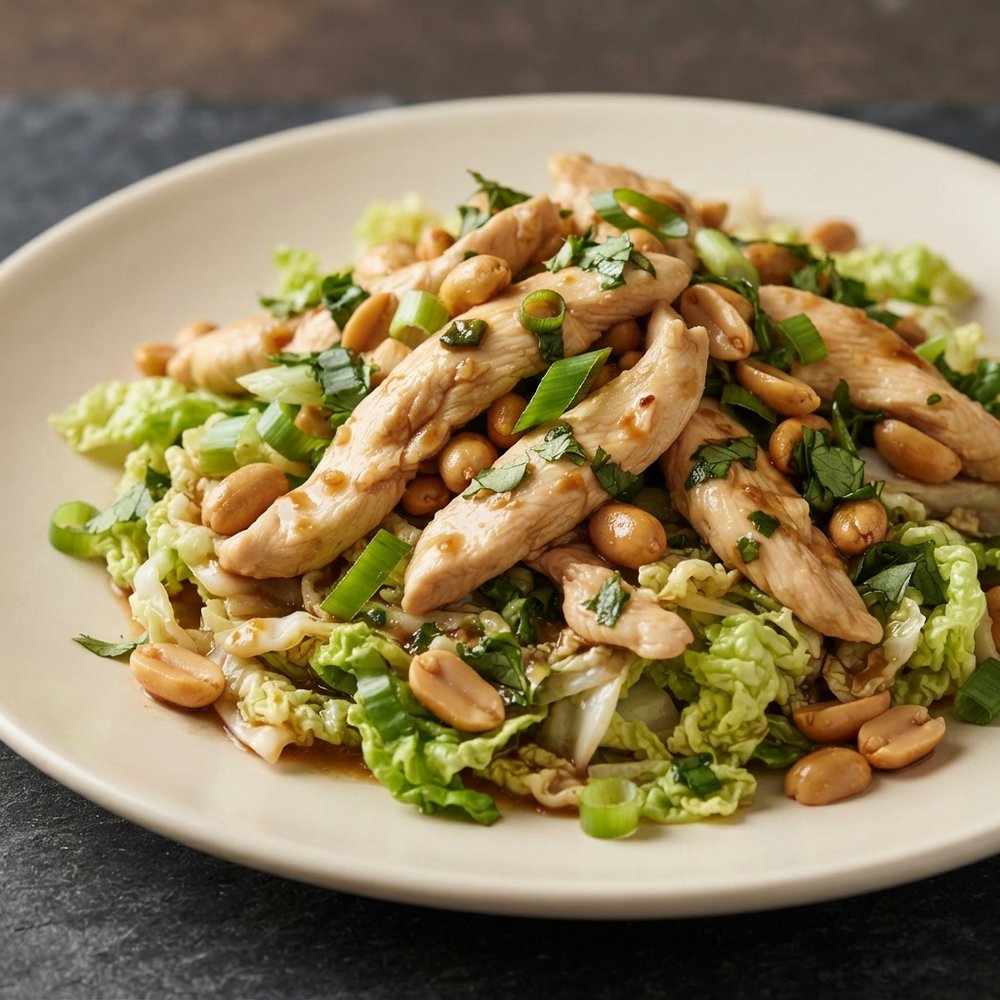 Peanut-Cilantro Chicken Stir-Fry