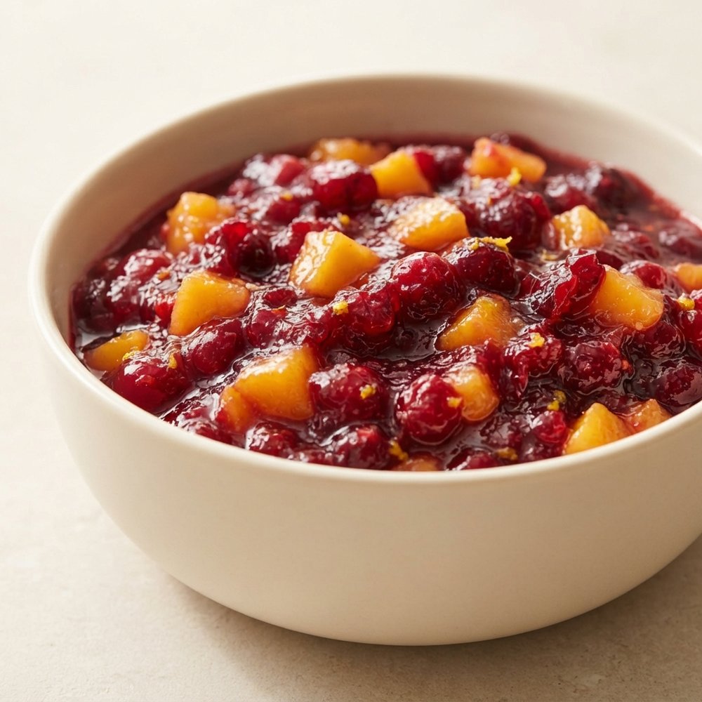 Chef John's Mango Cranberry Sauce