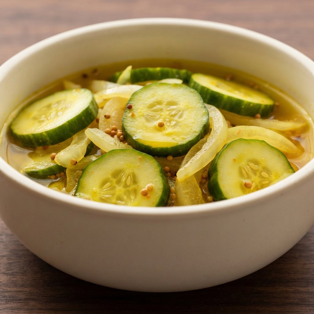 Sunny-Day Sweet Pickles
