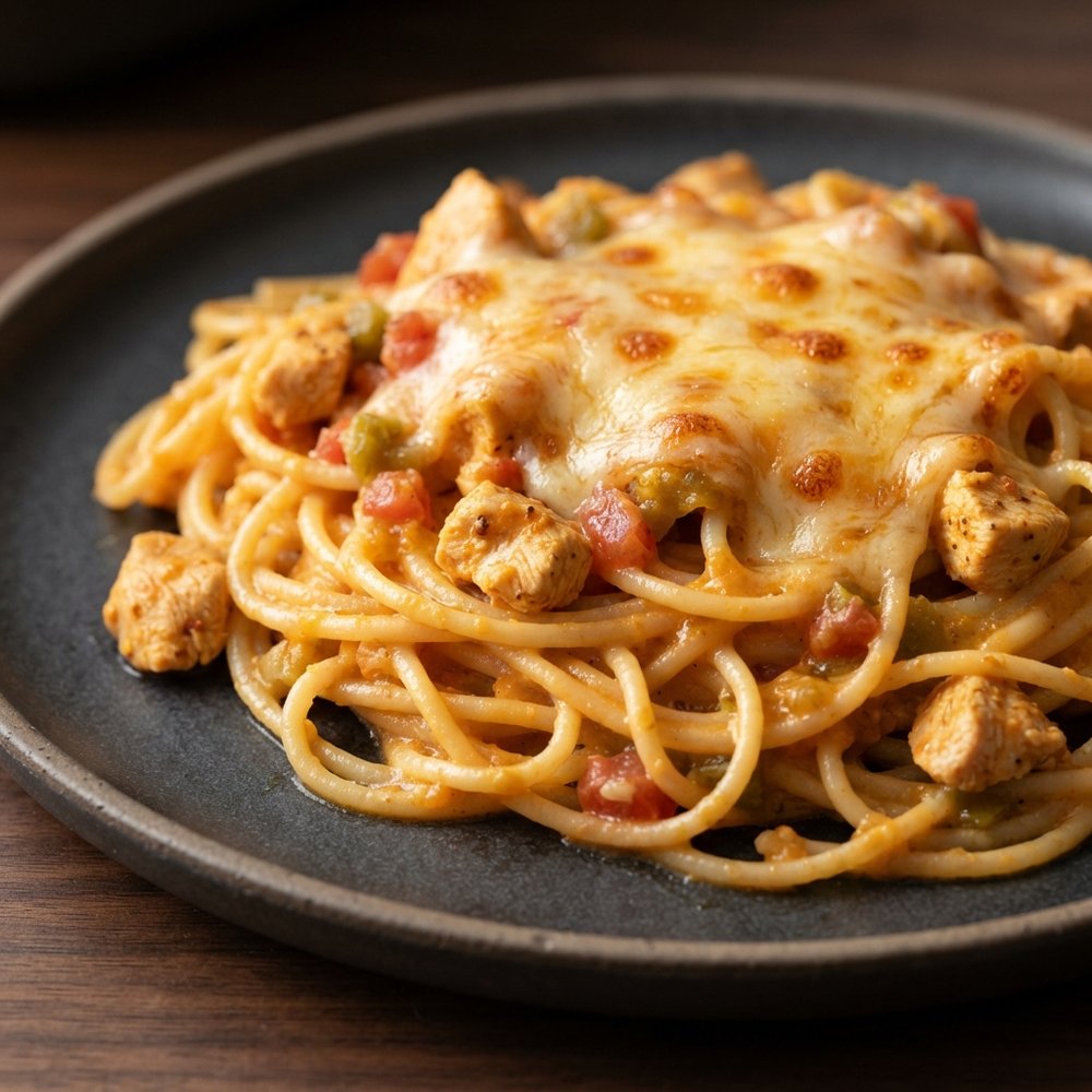 Quick Mexican-Style Chicken Spaghetti