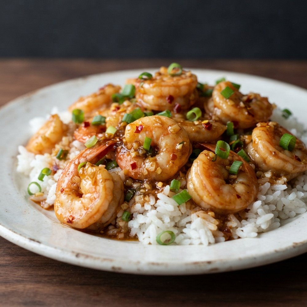 Spicy Szechuan-Style Shrimp