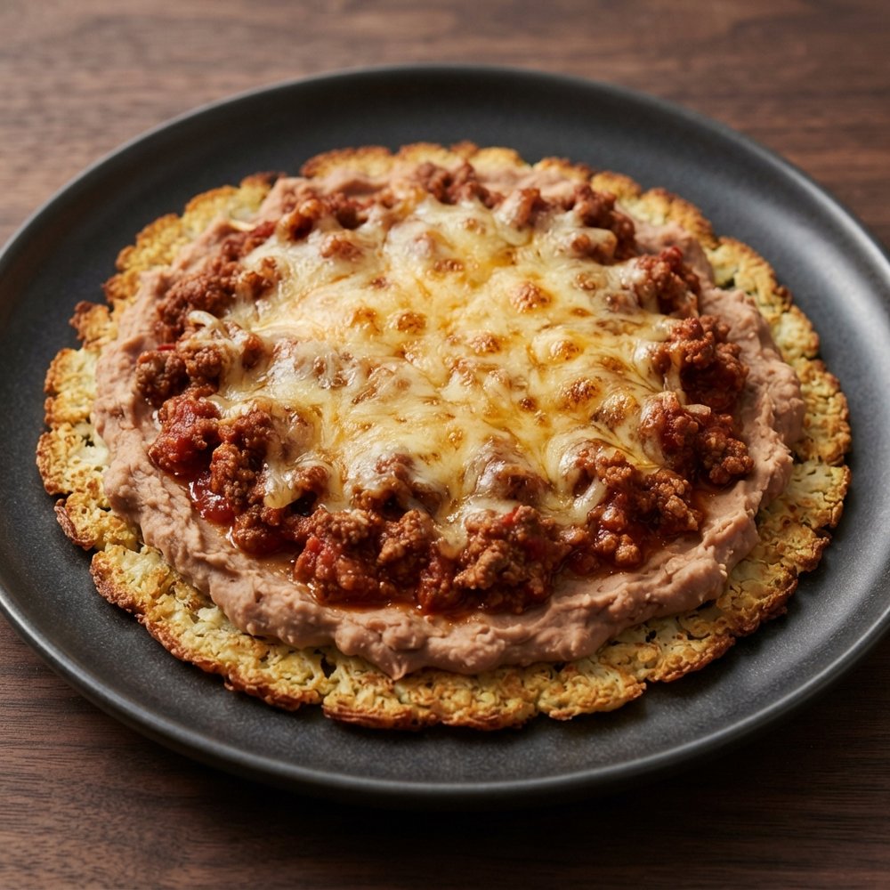 Tostada-Pizza Fusion