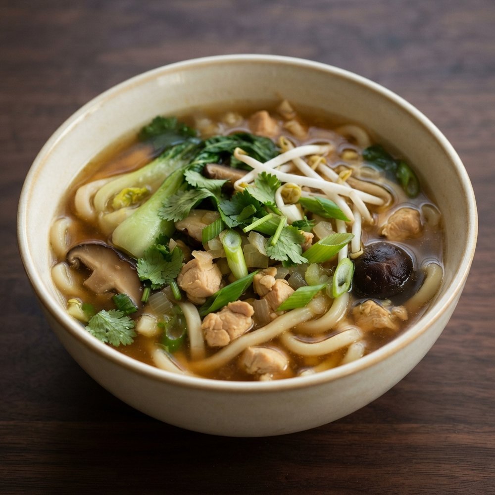Chicken Udon Noodle Soup