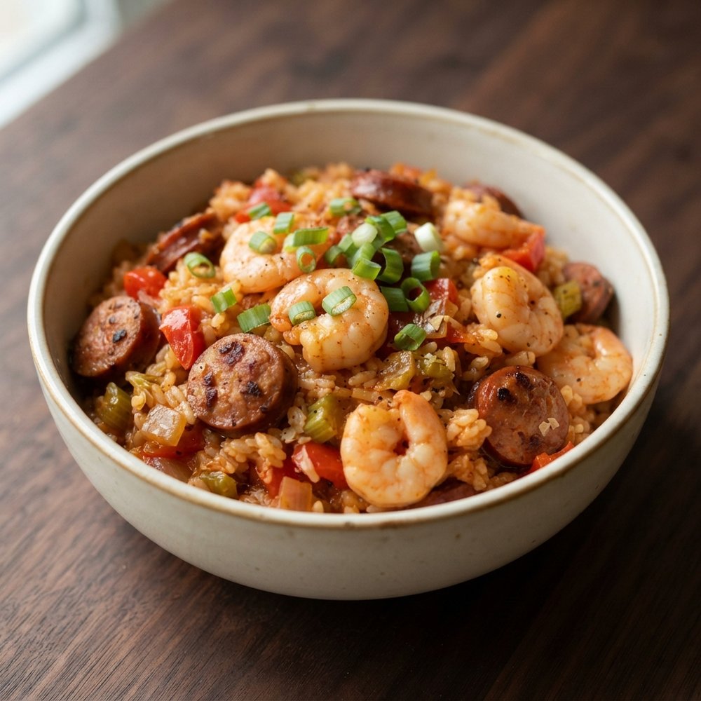 Jambalaya with Shrimp and Smoked Sausage
