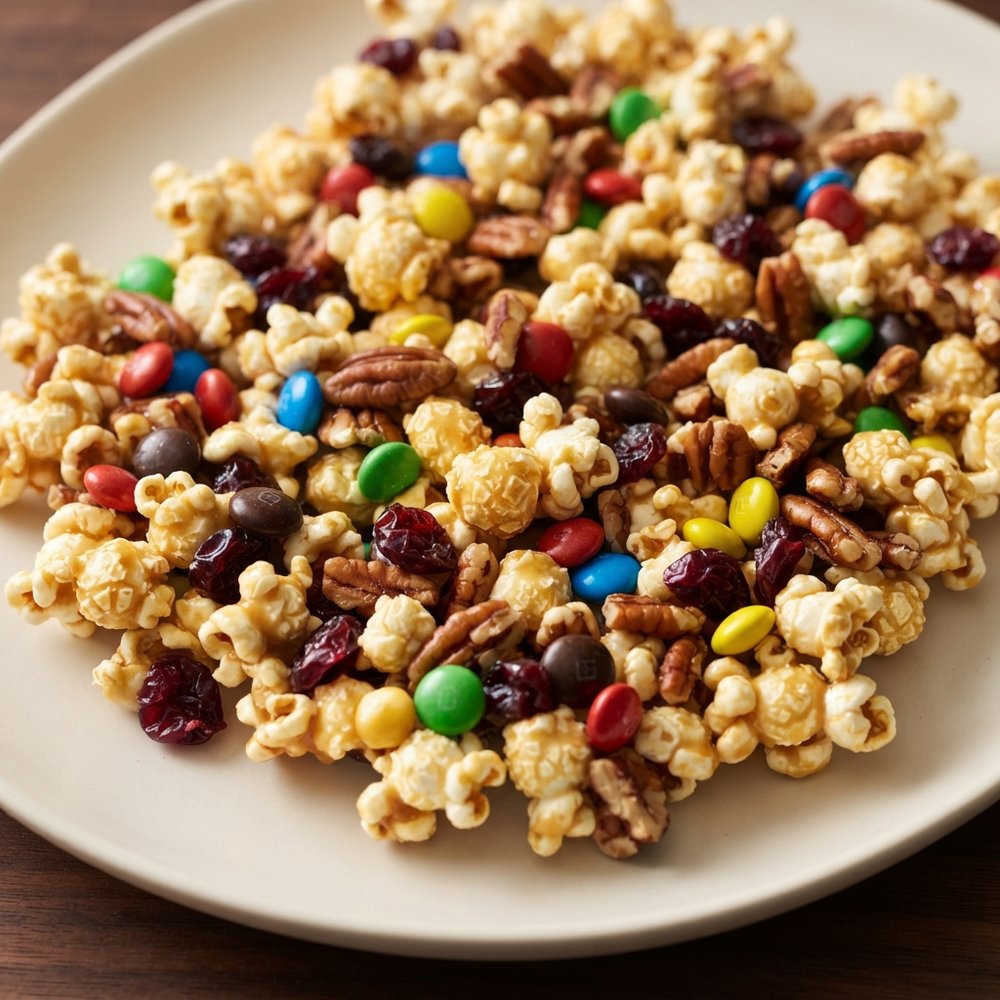 Cranberry-Pecan Popcorn Crunch