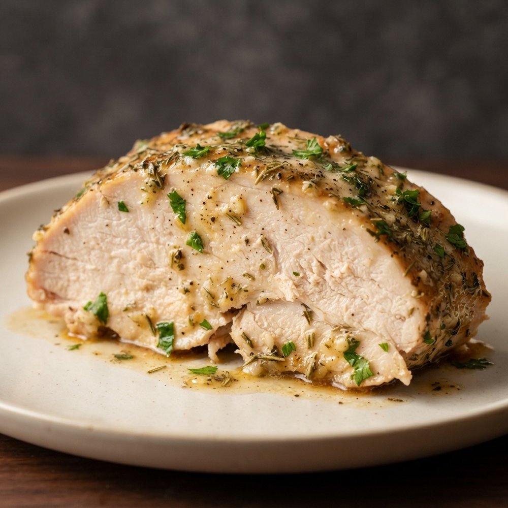 Slow Cooker Herb-Rubbed Turkey Breast