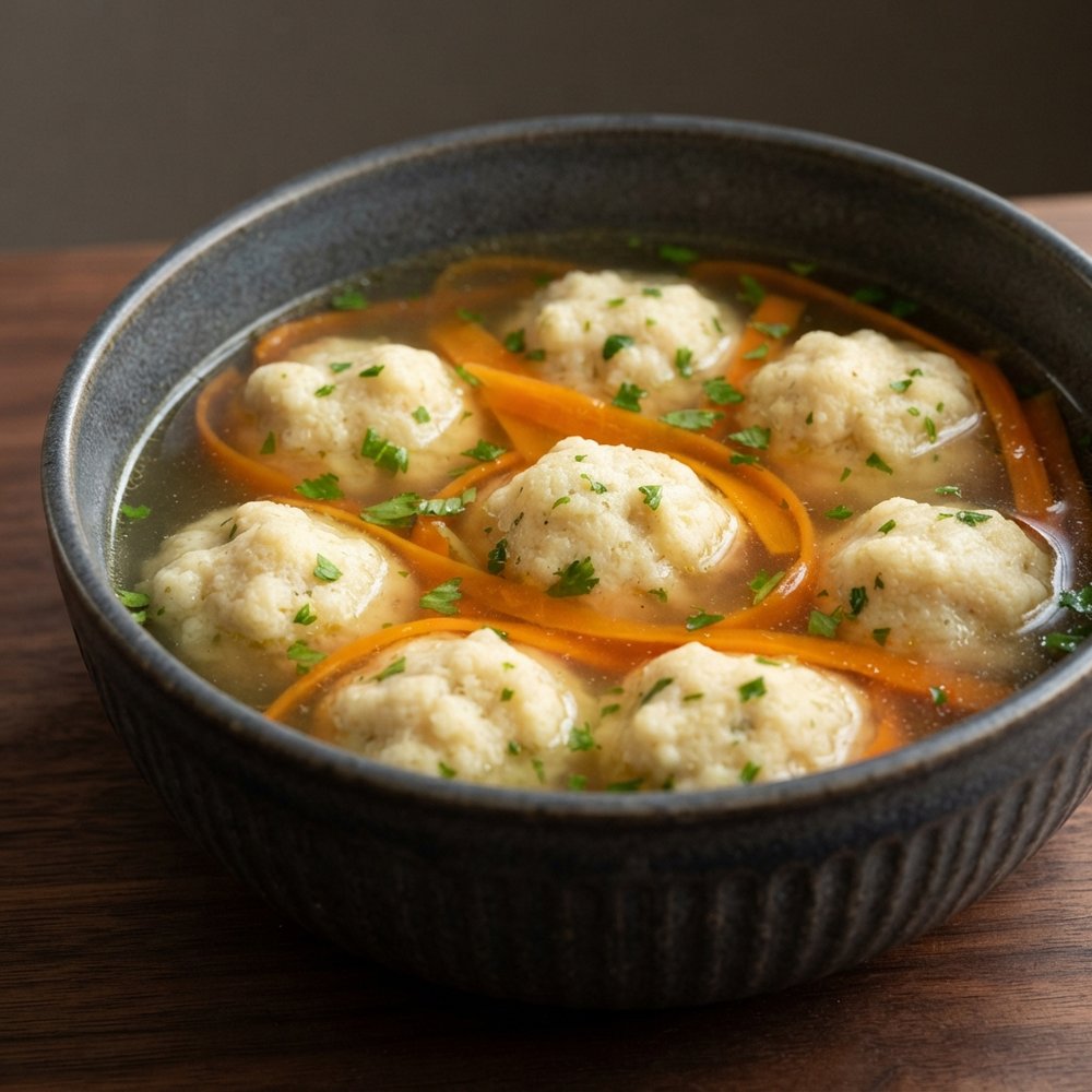 Chicken Soup with Matzo Dumplings