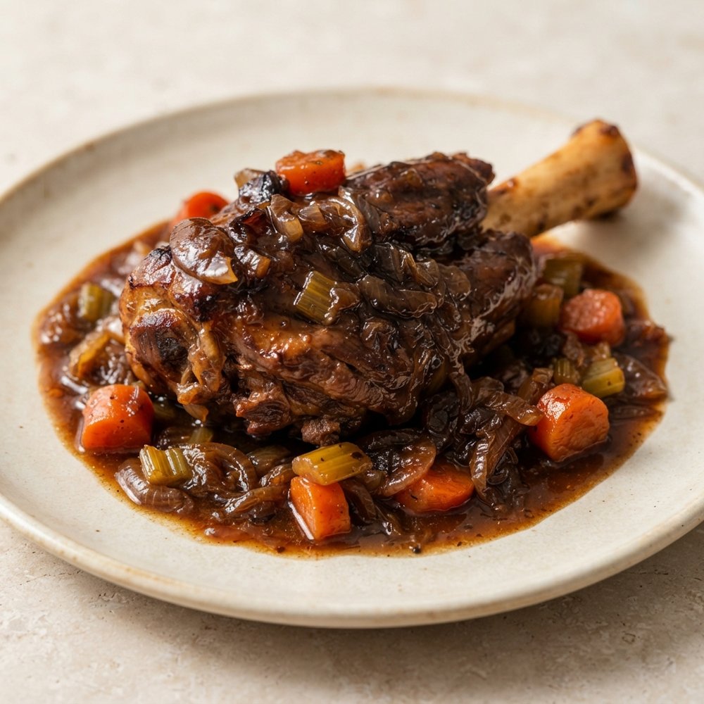 Guinness-Braised Lamb Shanks