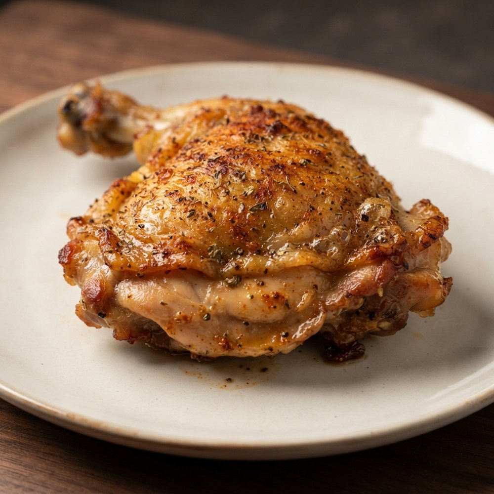 Oven-Roasted Chicken Thighs: Crispy Skin, Tender Meat