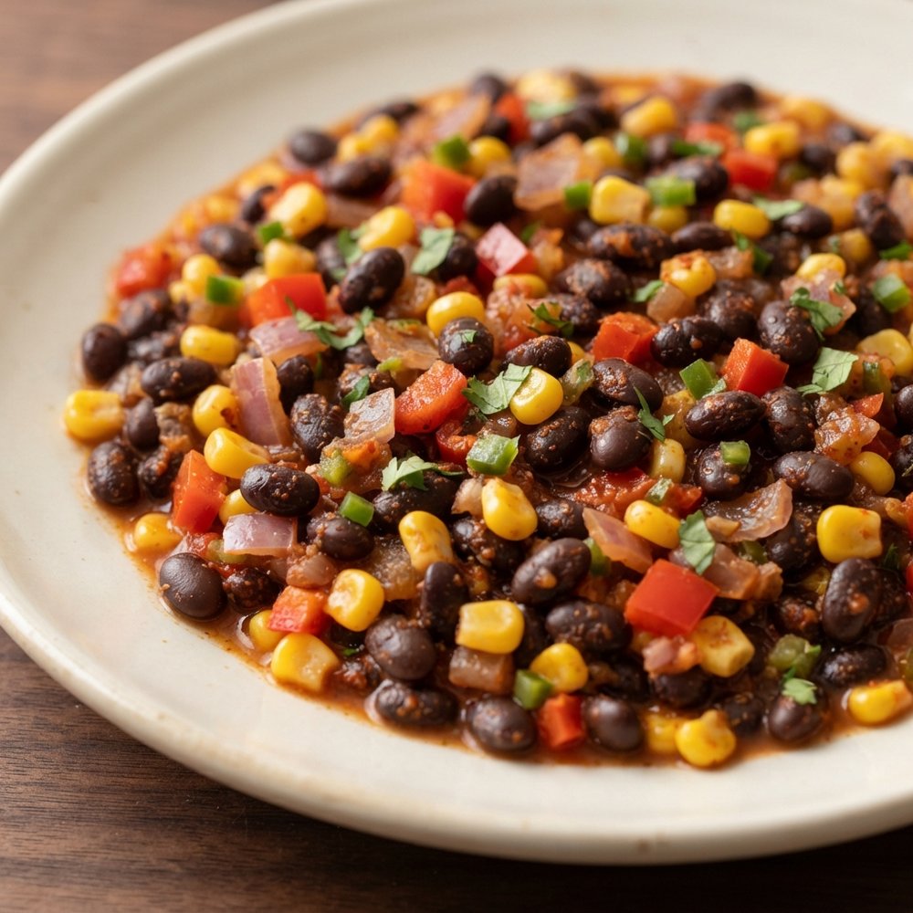 Southwest Skillet with Corn and Black Beans