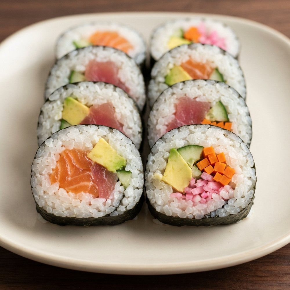 From-Scratch Sushi Roll Platter