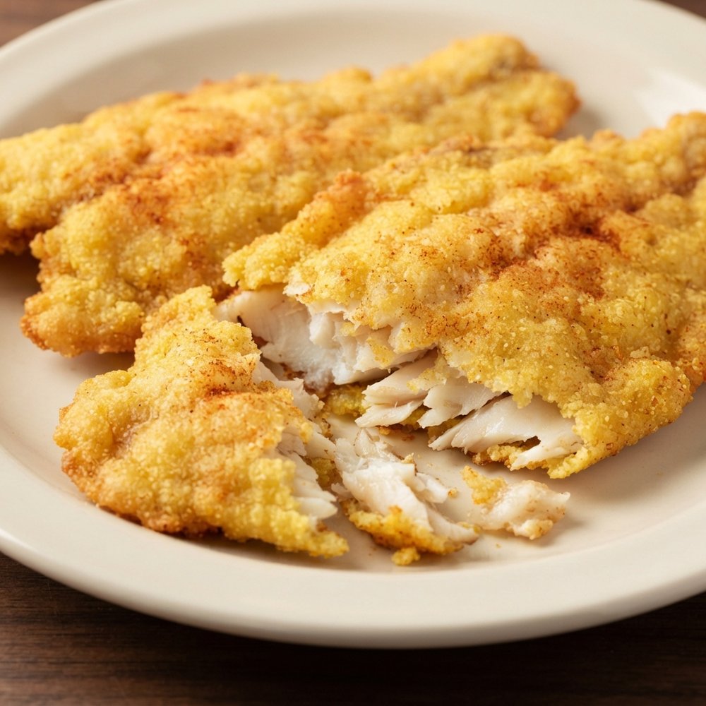 Air-Fried Fresh Crappie Fillets