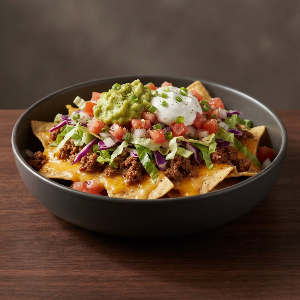 Loaded Veggie Nacho Bowl