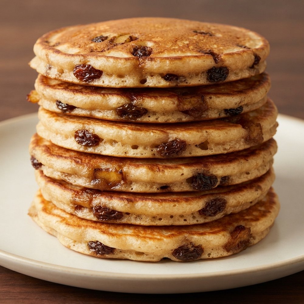 Cinnamon Apple Raisin Griddle Cakes