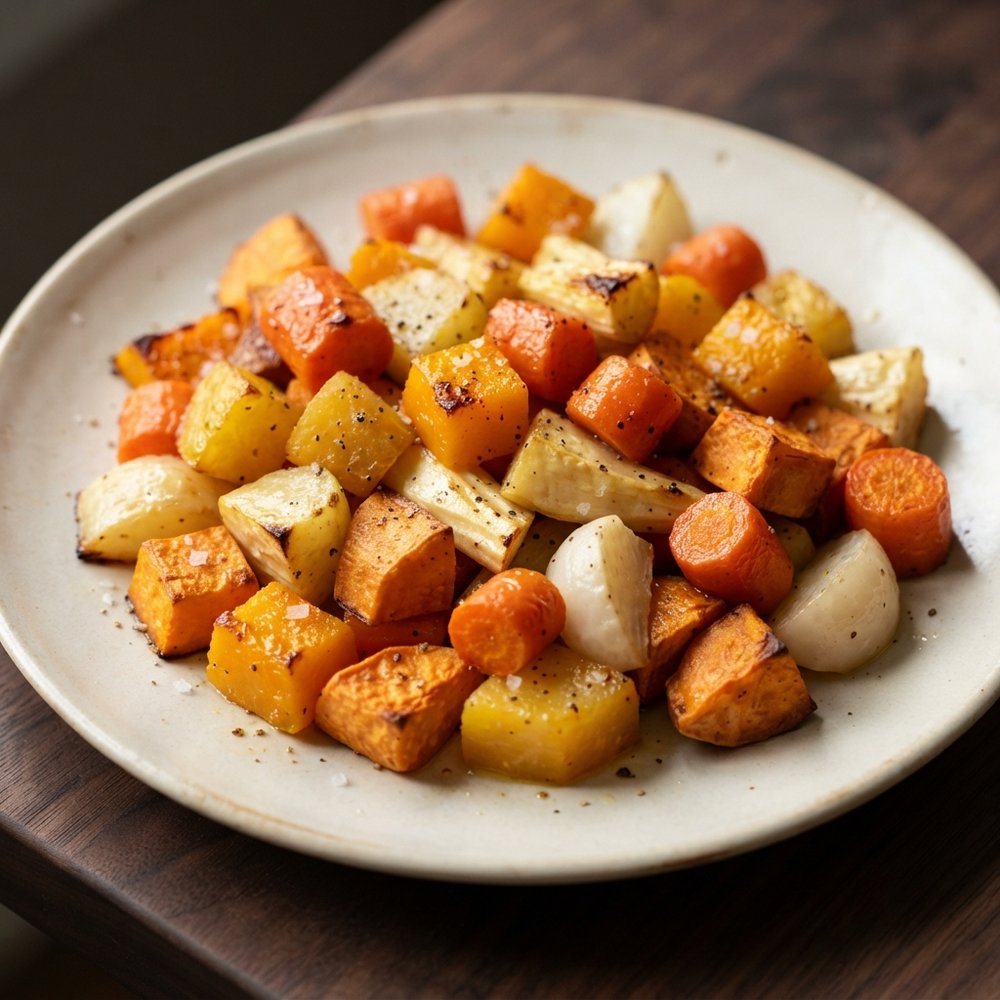Sean's Mommy's Roasted Root Vegetables