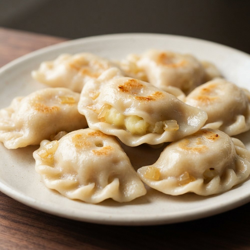 Quick Potato and Onion Pierogies