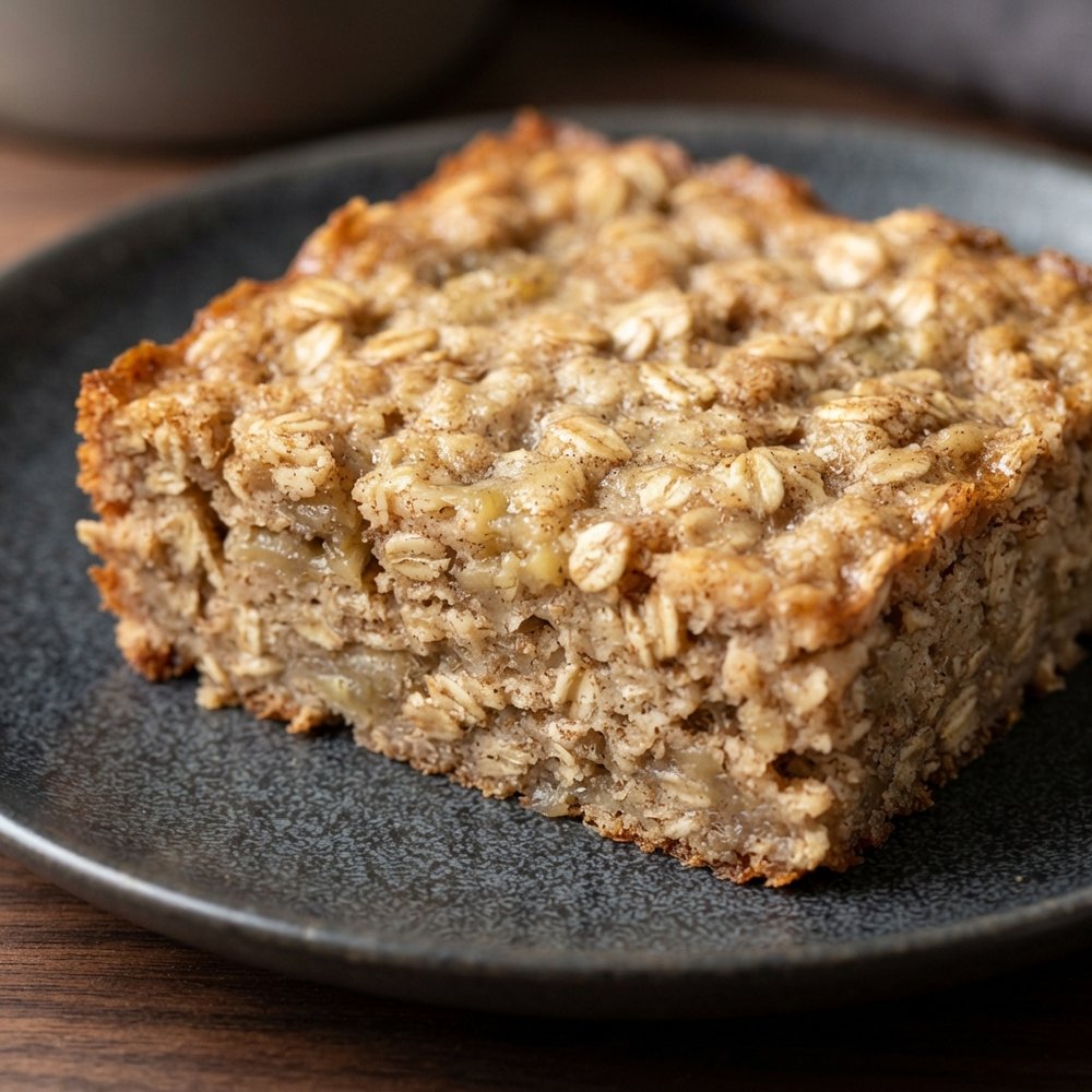 Baked Oatmeal with Banana Bread Flavor