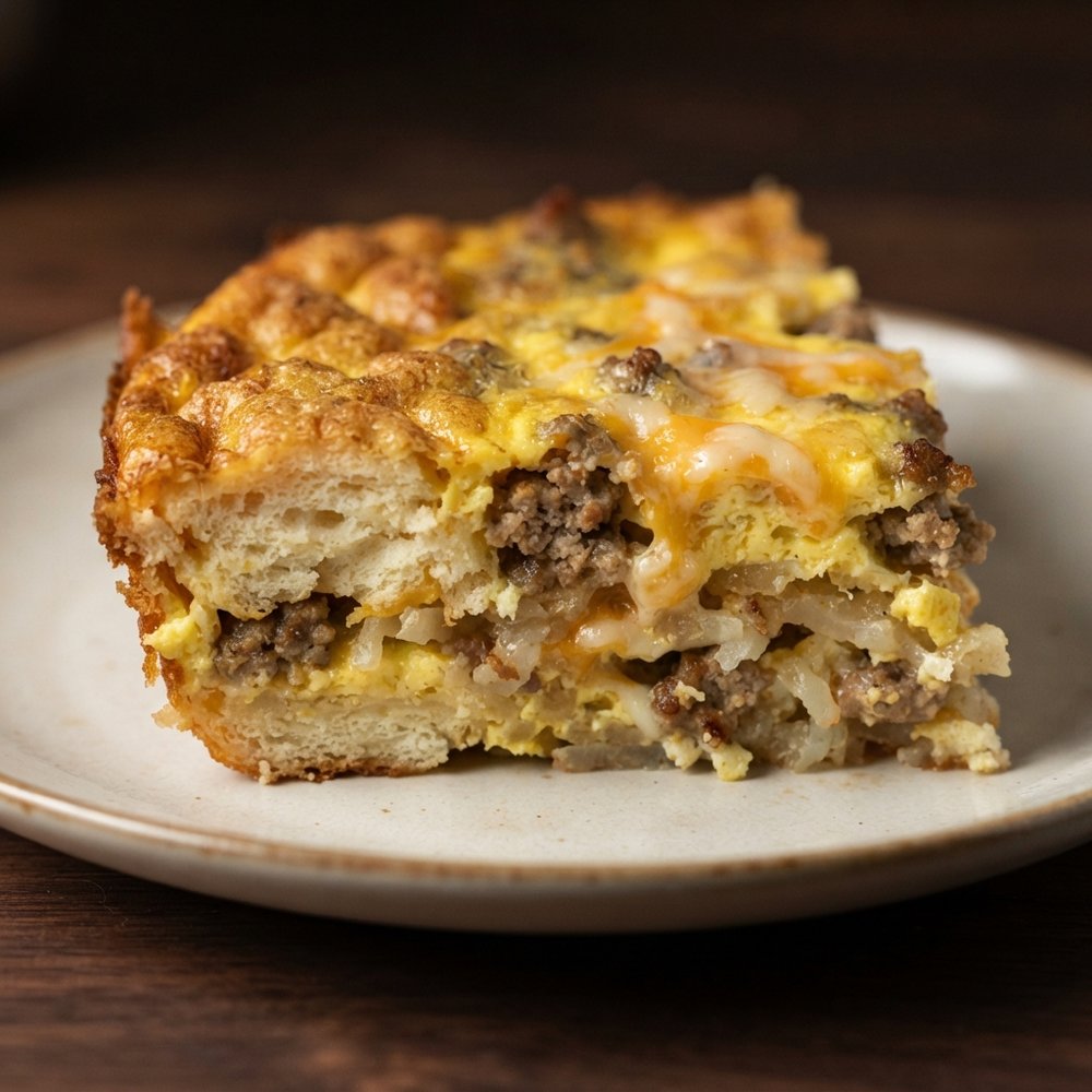 Dad’s Breakfast Biscuit Casserole