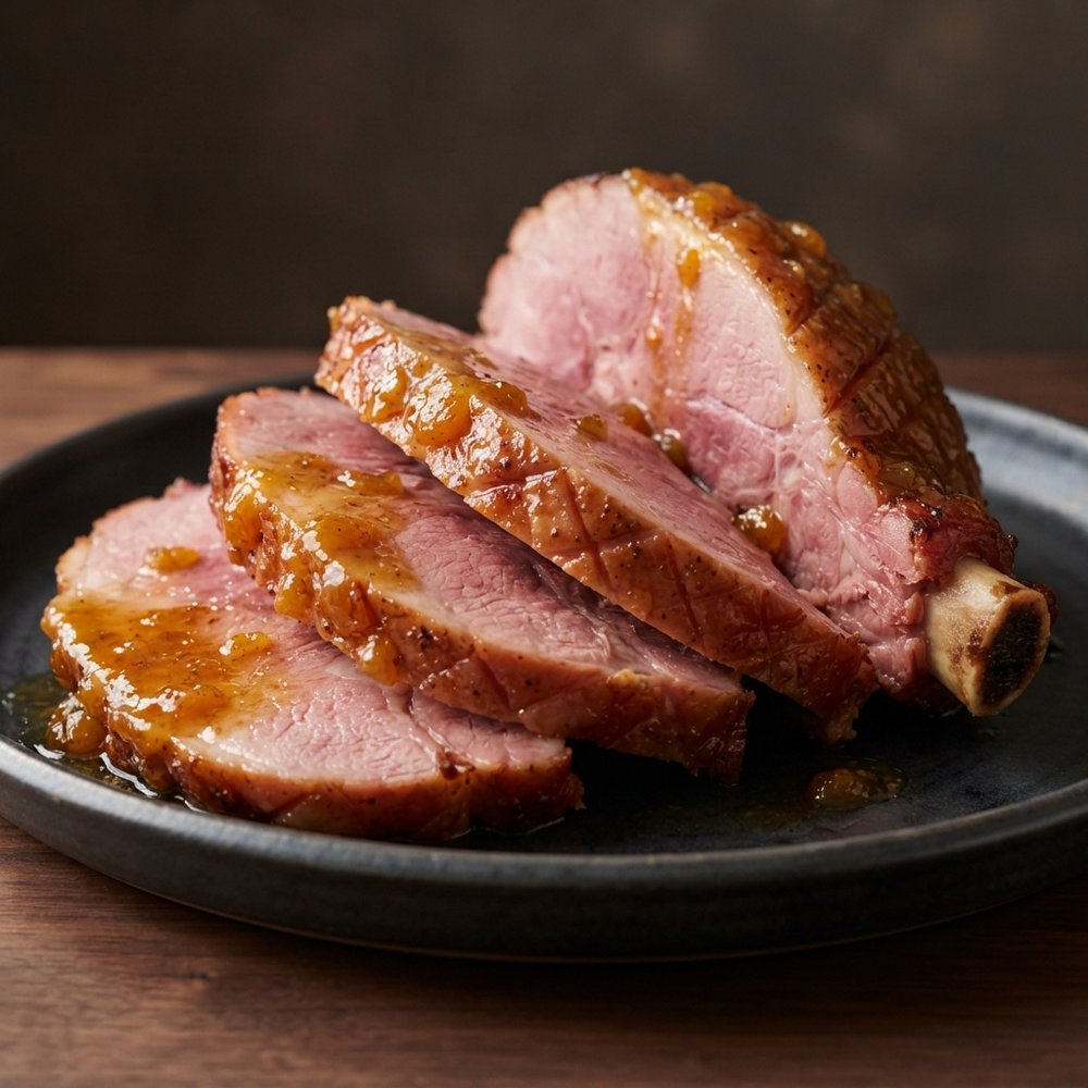 Apricot Glazed Ham