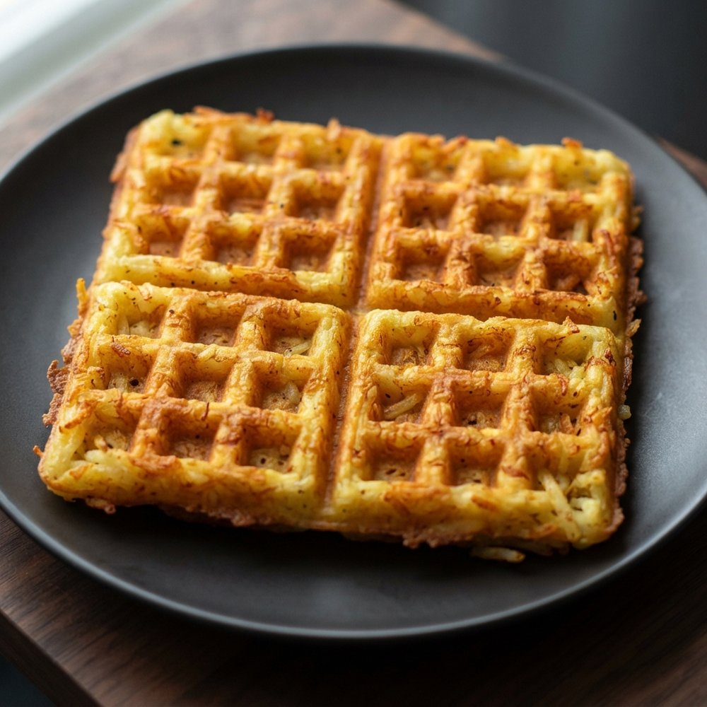 Crispy Hash Brown Waffles