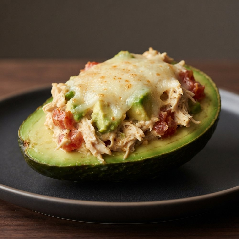 Chicken-Stuffed Baked Avocados