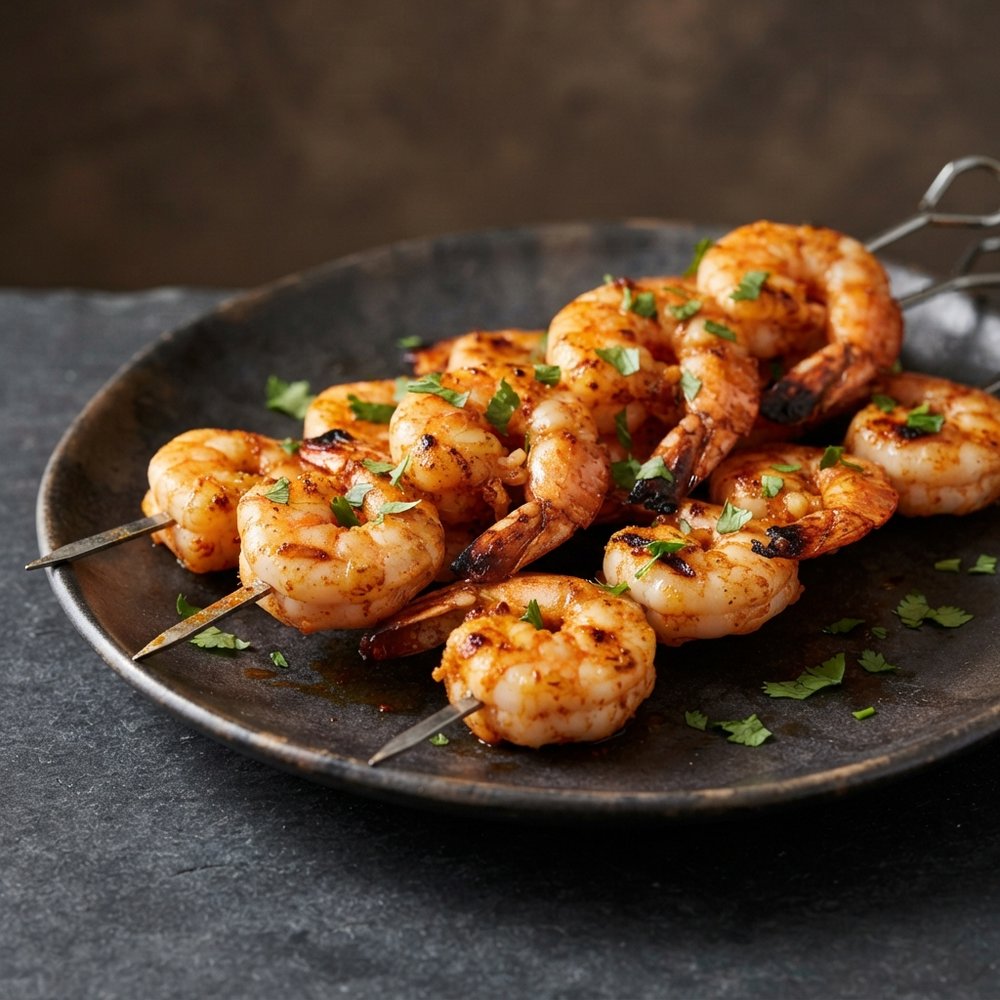 Chipotle-Lemon Grilled Shrimp Skewers