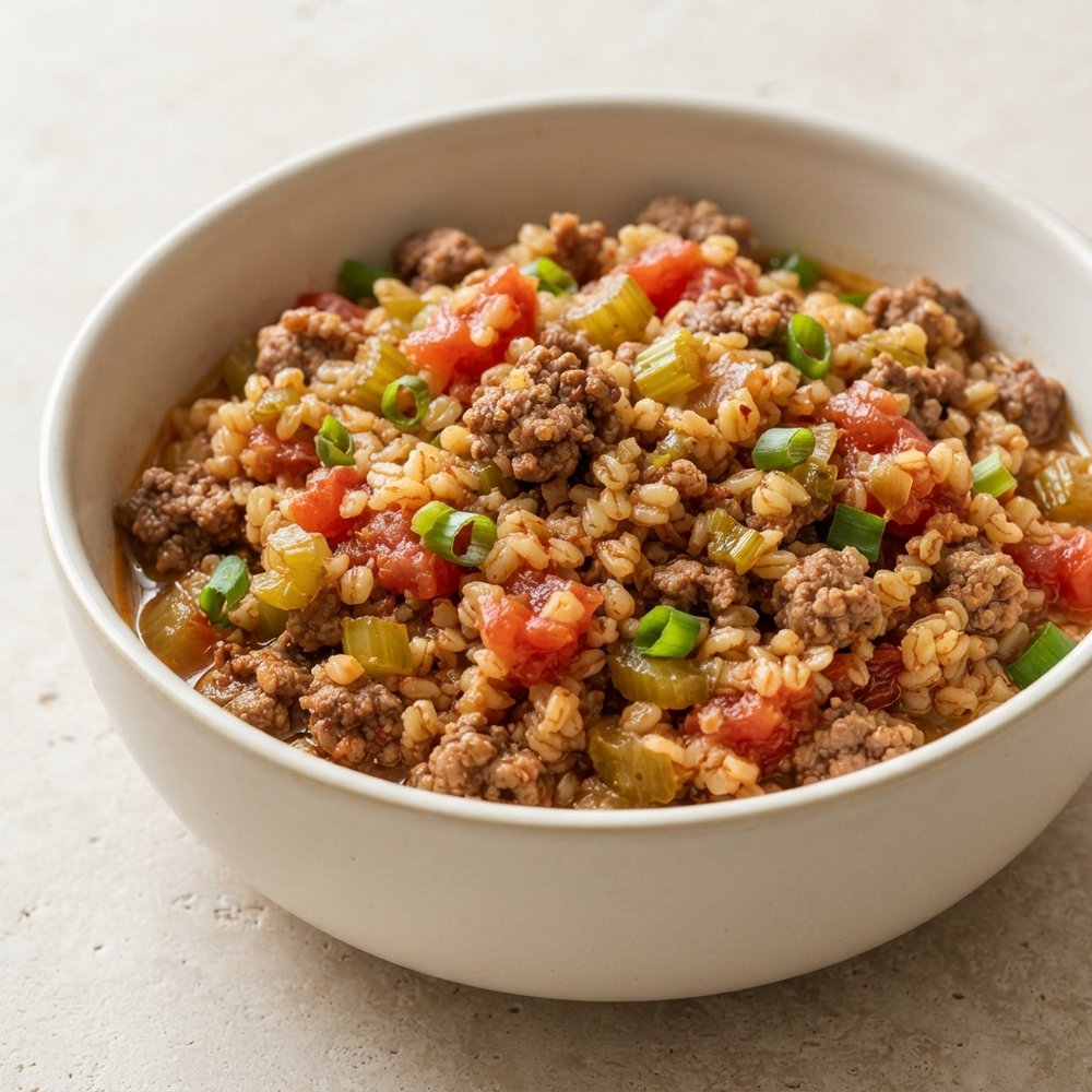 Beef and Bulgur Kasha