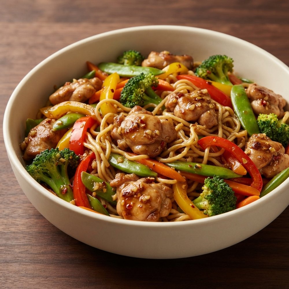 Teriyaki Chicken with Noodles