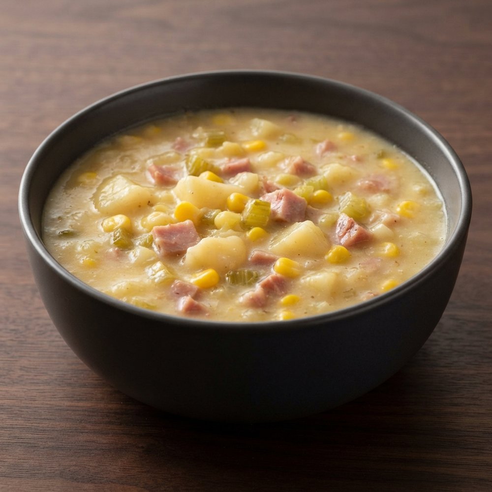 Cream of No Cream Ham and Potato Soup