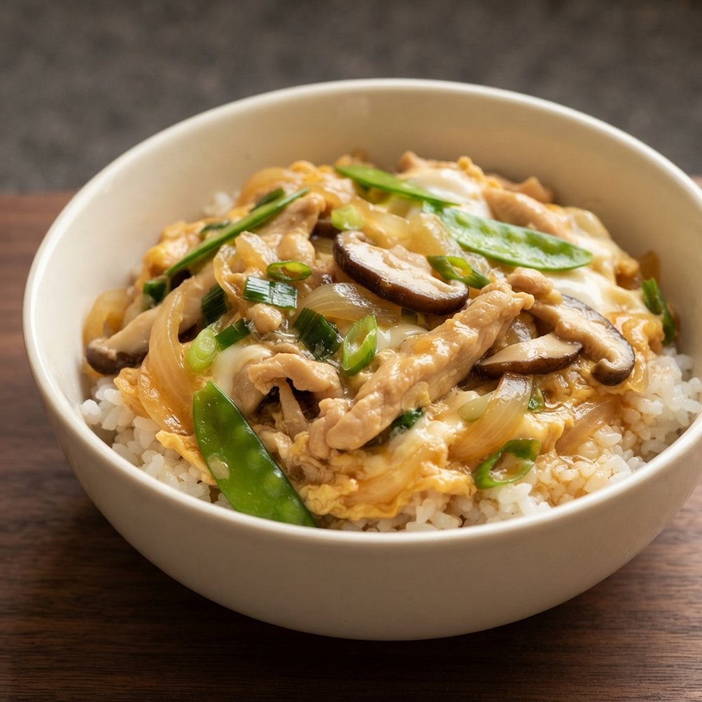 Fast Chicken and Egg Oyakodon